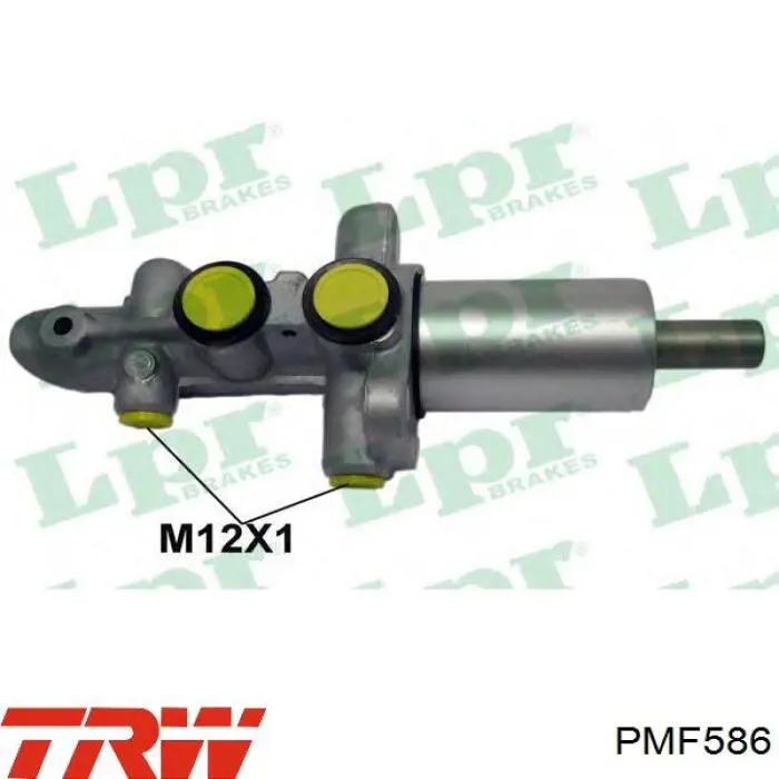 Цилиндр главный тормоза (гидротормозов) TRW PMF586 цена, от 84.13 USD