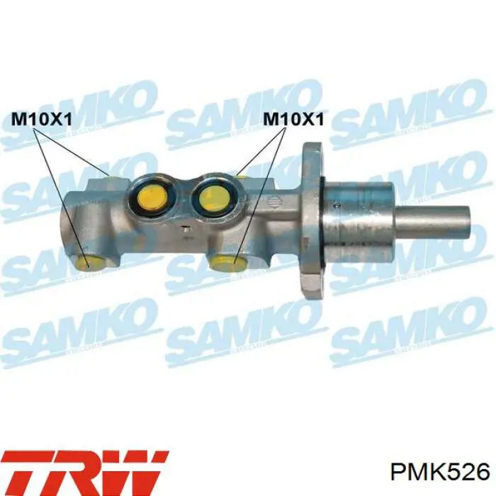 Главный тормозной цилиндр PMK526 TRW
