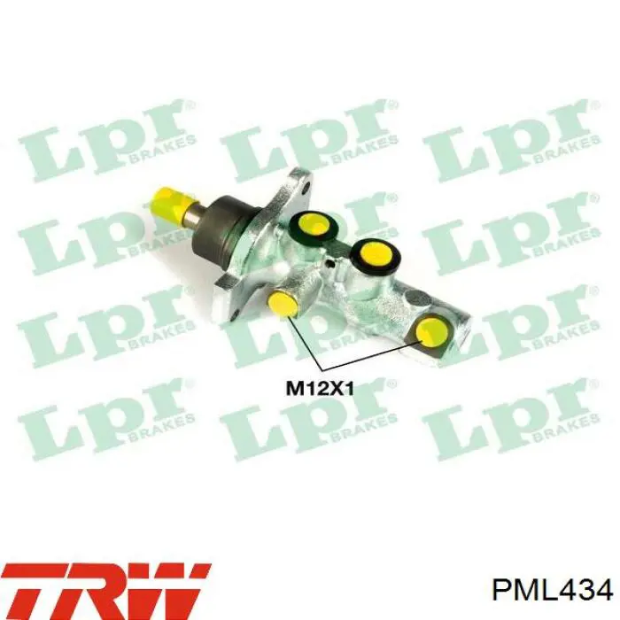 PML434 TRW цилиндр тормозной главный