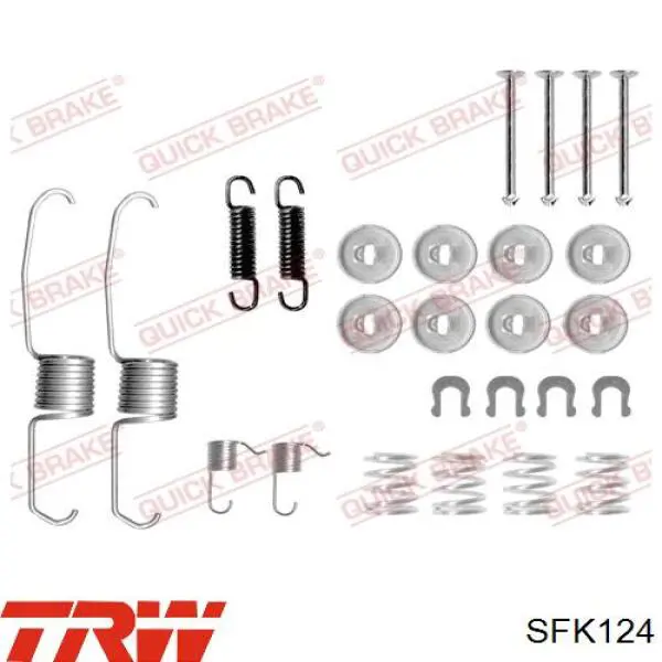 Установочный комплект задних барабанных колодок Frenkit 950637 цена, от 7.60 USD