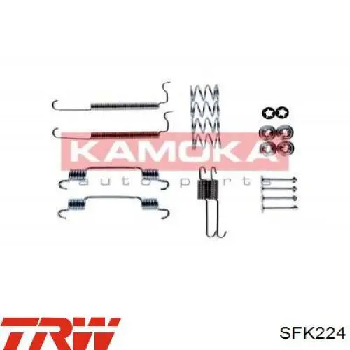 Установочный комплект задних барабанных колодок Denckermann B160031 цена, от 6.42 USD