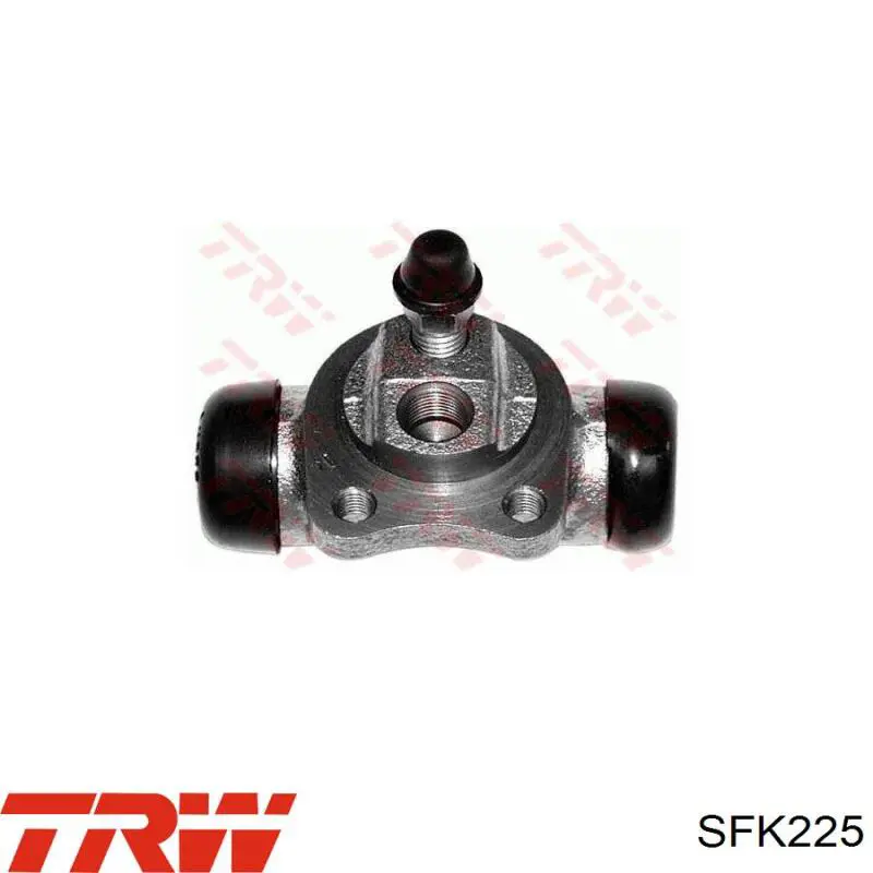 Установочный комплект задних барабанных колодок TRW SFK225 цена, от 7.82 USD