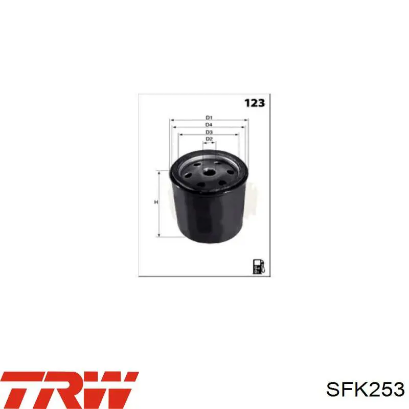 Купить SFK253 TRW Ремкомплект тормозных колодок