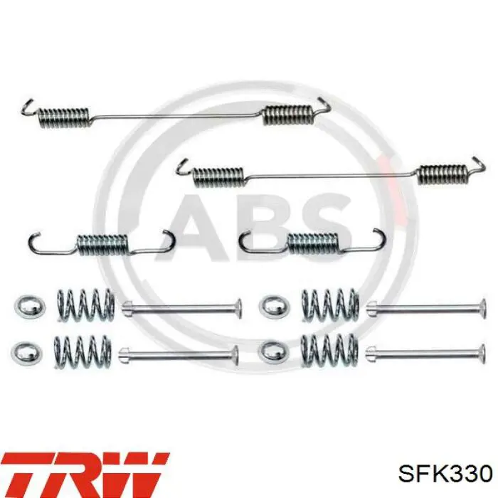 GP1050796 GP Комплект монтажный задних барабанных колодок