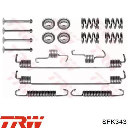 Монтажный комплект задних барабанных колодок 819 Quick Brake