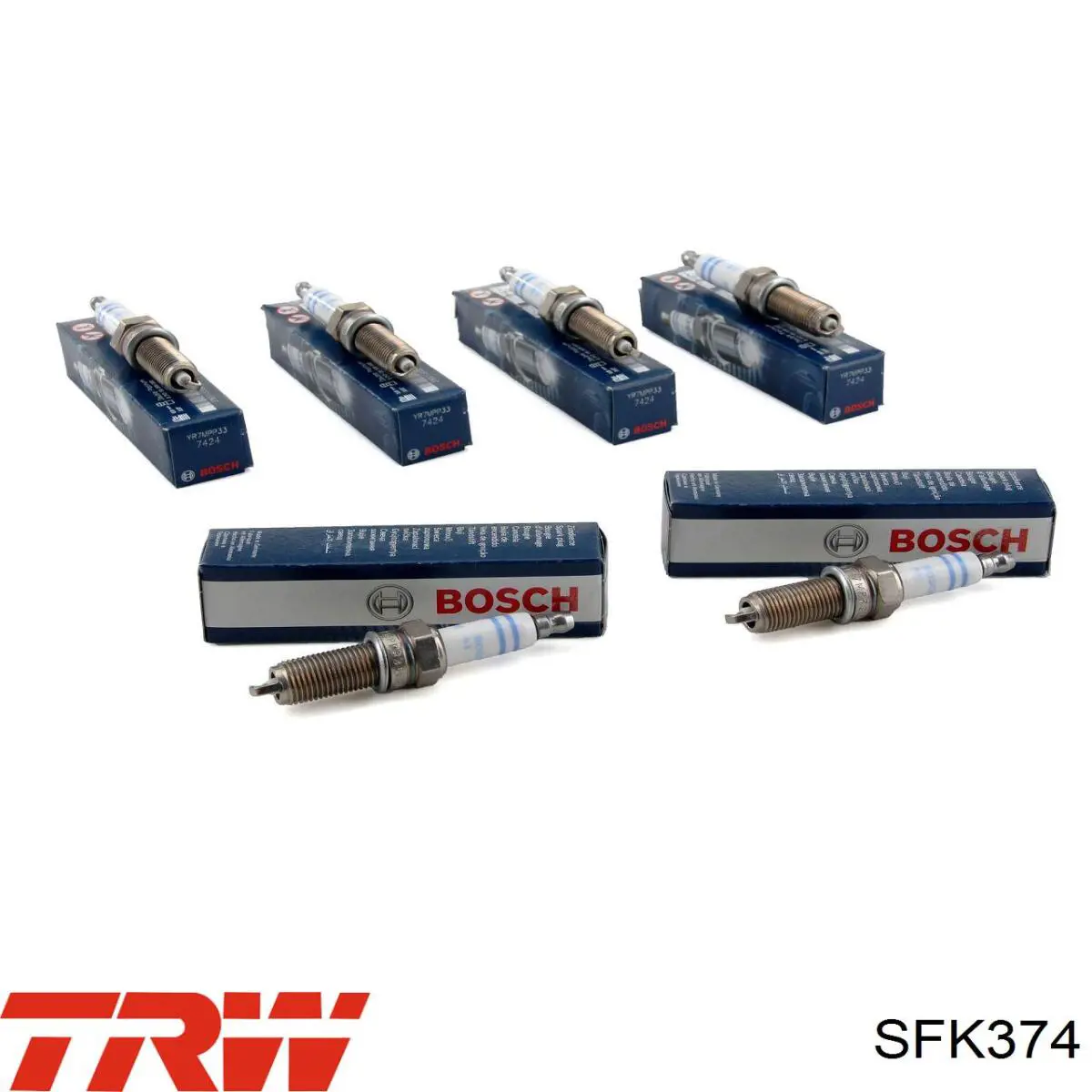 Монтажный комплект задних барабанных колодок TRW SFK374