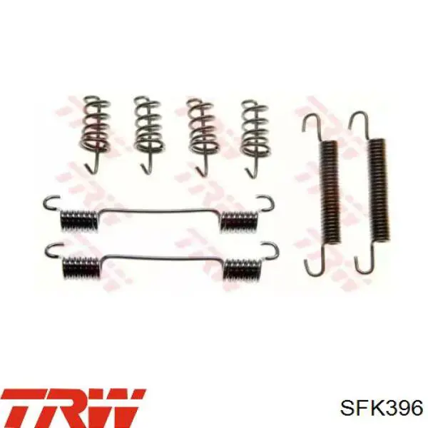 Ремкомплект тормозных колодок TRW SFK396 цена, от 3.39 USD