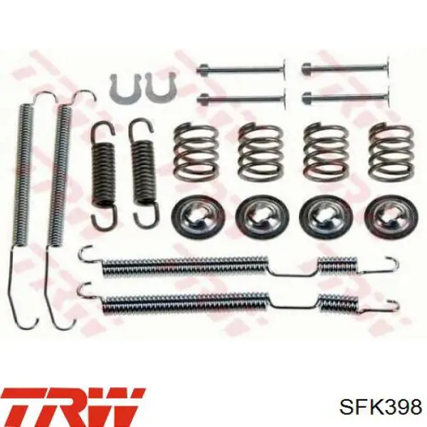 1987475352 Bosch Комплект монтажный задних барабанных колодок