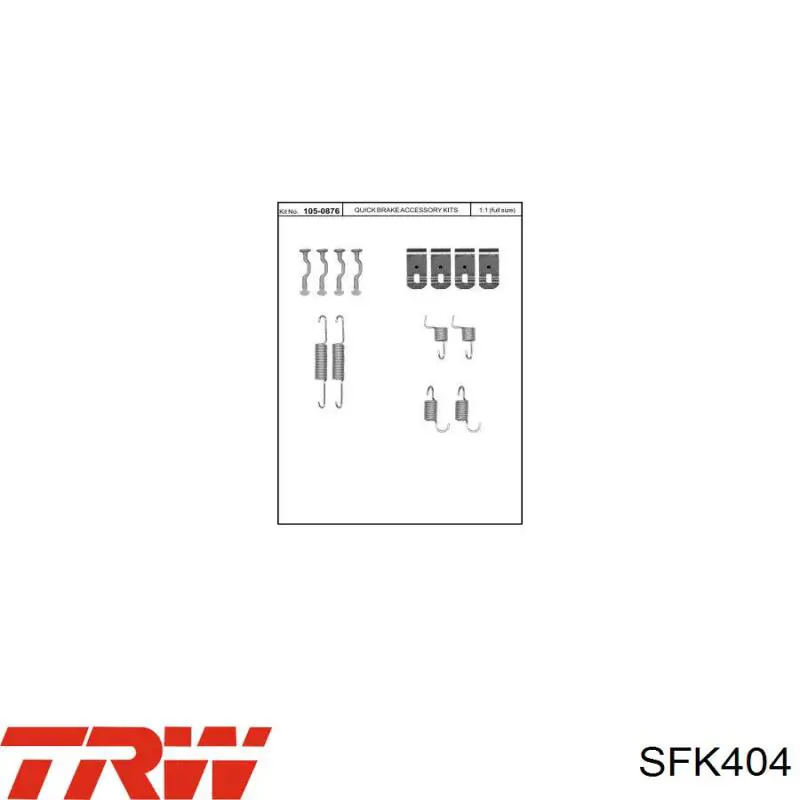 Установочный комплект задних барабанных колодок Denckermann B160162 цена, от 8.90 USD