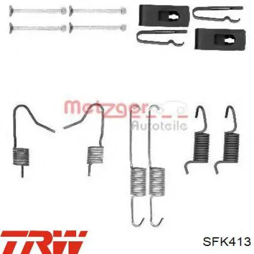 Установочный комплект задних барабанных колодок ERT 310132 цена, от 10.35 USD