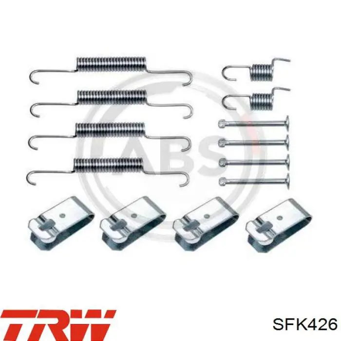 Установочный комплект задних барабанных колодок ERT 310139 цена, от 5.80 USD