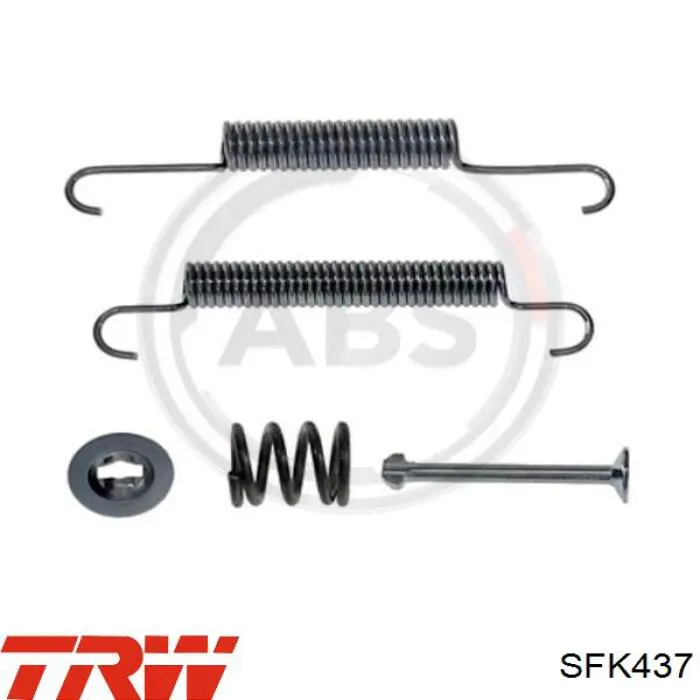 Ремкомплект тормозов задних TRW SFK437