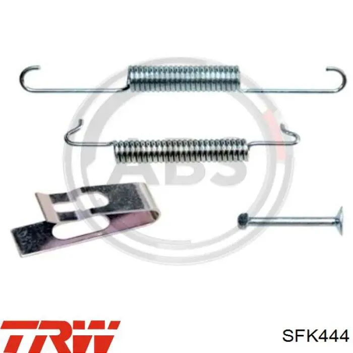 SFK444 TRW Комплект монтажный задних барабанных колодок