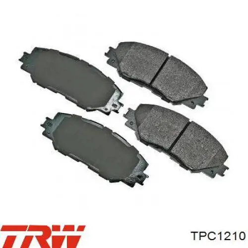 Передние тормозные колодки TPC1210 TRW