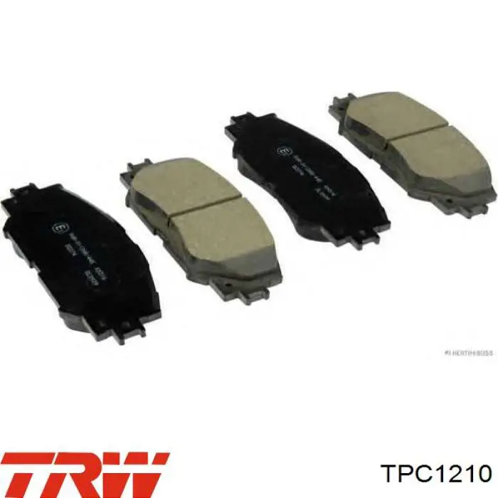 Купить TPC1210 TRW Колодки тормозные