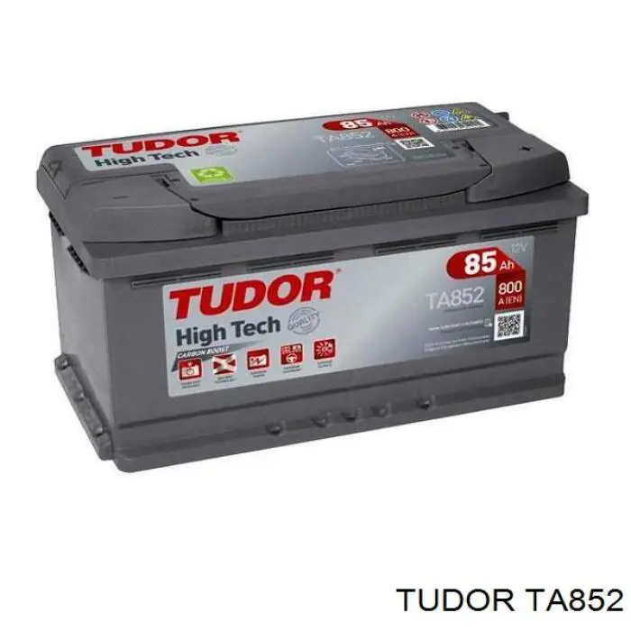 Аккумулятор Tudor 85 А/ч 12 В B13 TA852