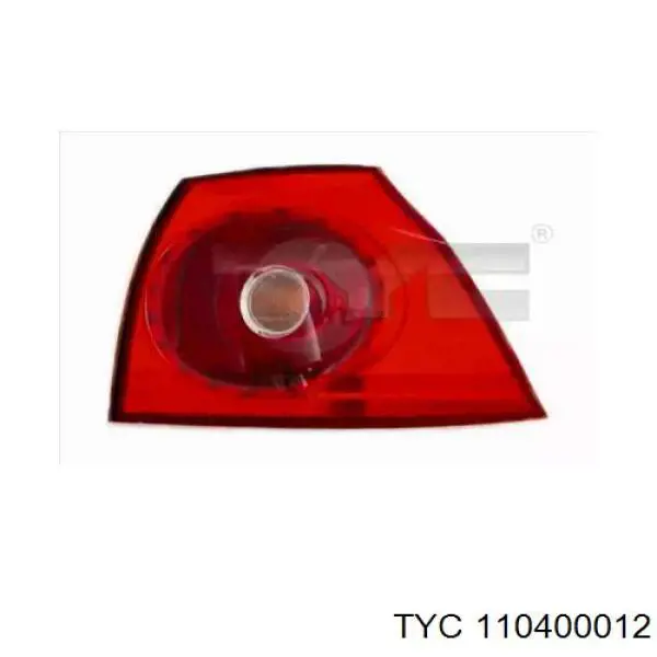 Задний левый внешний фонарь TYC 110400012