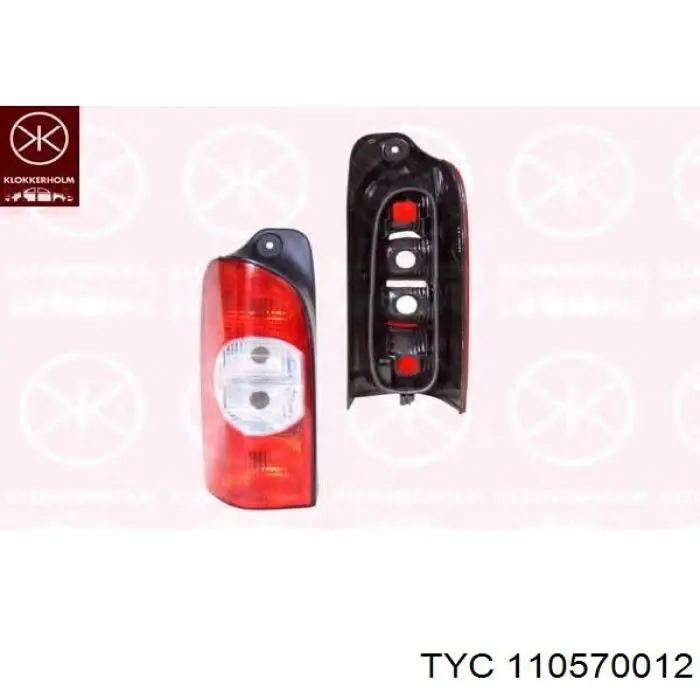 Фонарь задний левый 9109956 Renault (RVI)