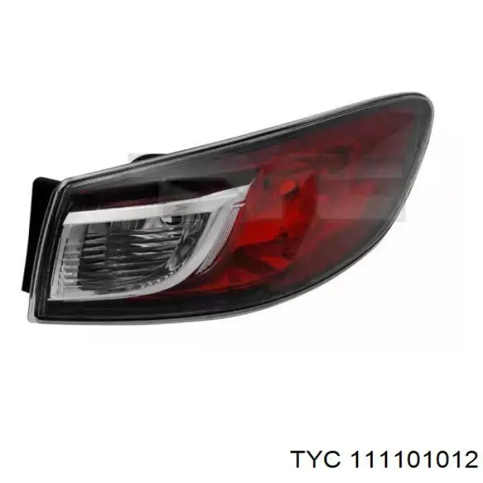 Купить Фонарь задний правый внешний Мазда 3  BK12