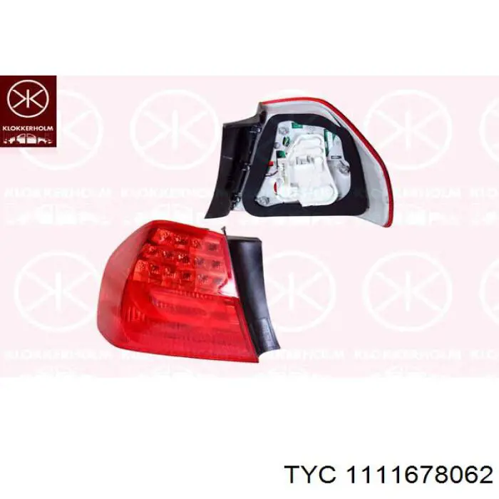 Задняя левая внешняя фара Polcar 204287U цена, от 168.84 USD