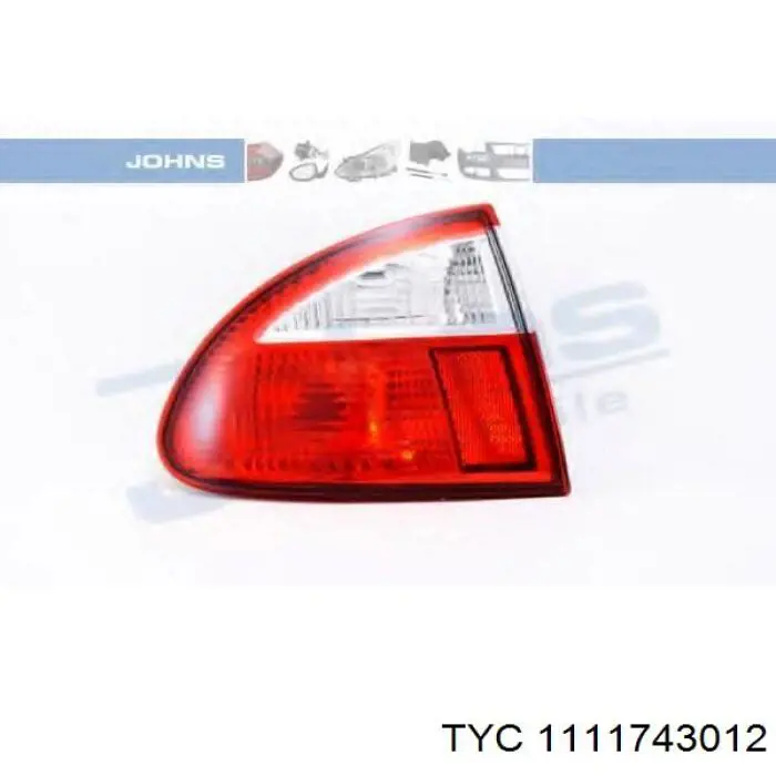 Фонарь задний правый General Motors 200611R цена, от 57.61 USD