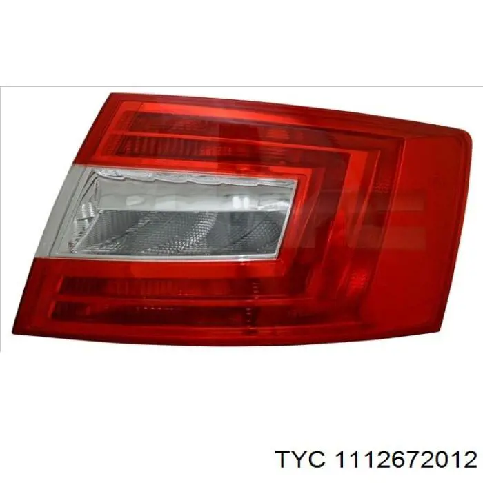 Фонарь задний левый 11C672012B TYC