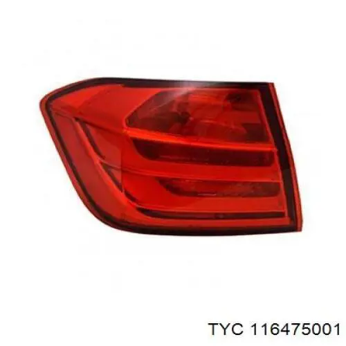 Купить 116475001 TYC Фонарь задний правый, внешний