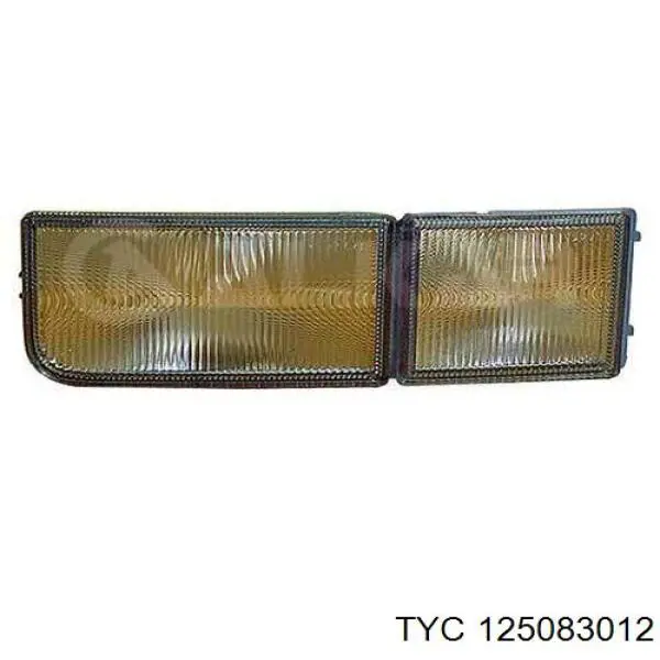 Заглушка (решетка) противотуманных фар бампера переднего правая TYC 125083012