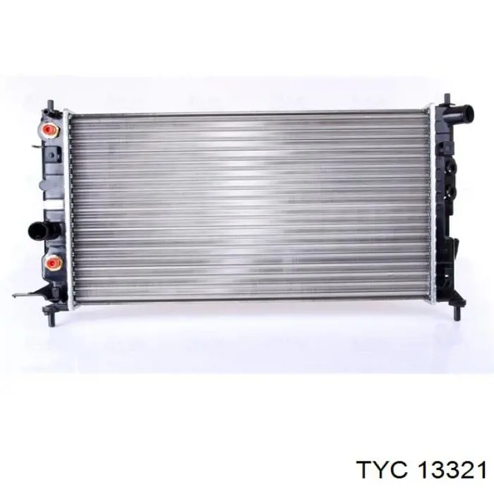 13321 TYC radiador de esfriamento de motor