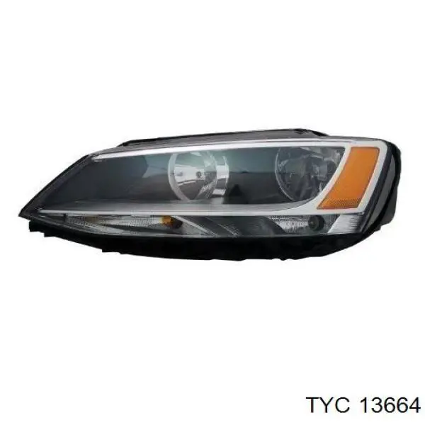 Радиатор 13664 TYC