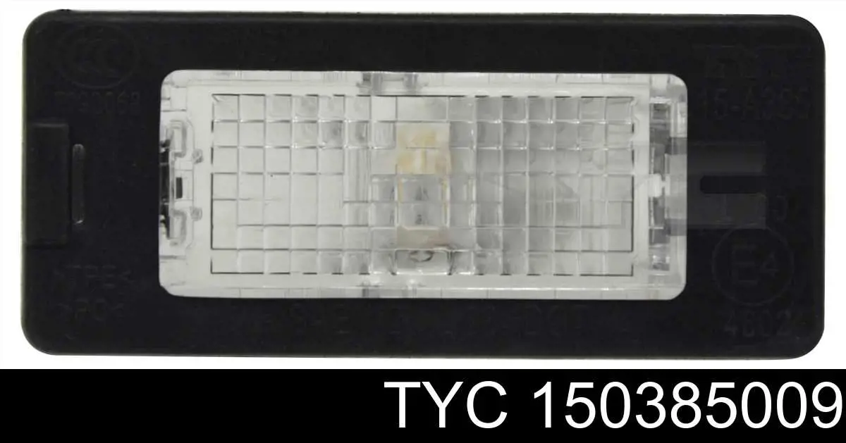 150385009 TYC lanterna da luz de fundo de matrícula traseira