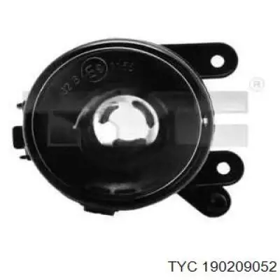 Фара противотуманная, правая TYC 190209052 цена, от 29.62 USD