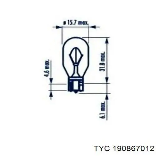 Купить 190867012 TYC Туманка правая