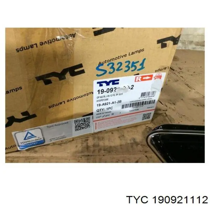 Купить 190921112 TYC Туманка правая