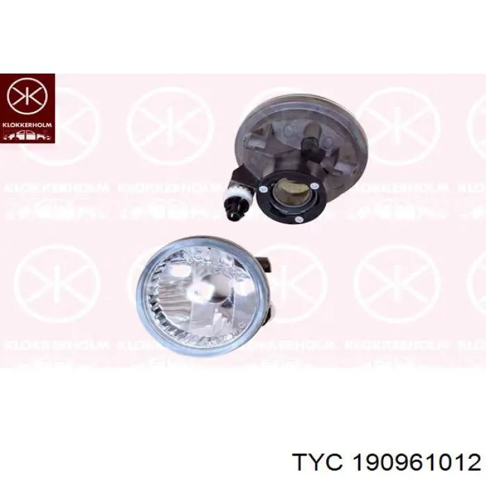 Фара противотуманная, правая TYC 190961012 цена, от 51.52 USD