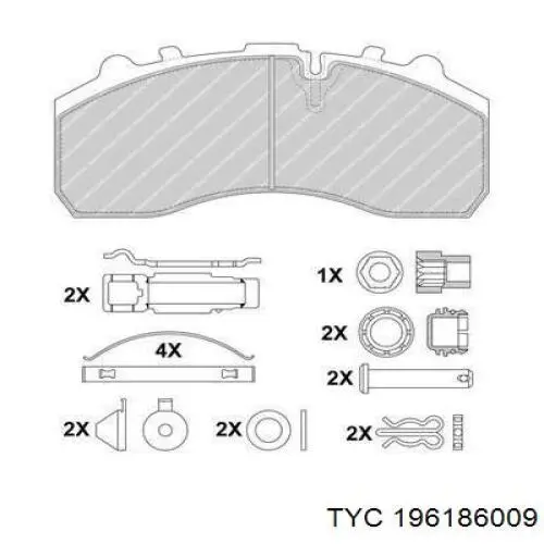 Левая противотуманная фара Polcar 20D129Z