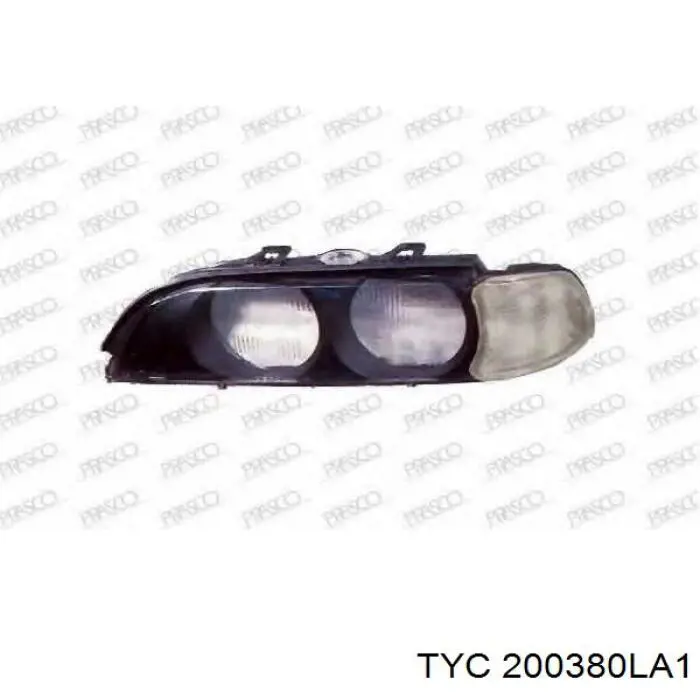 Купить 200380LA1 TYC Стекло фары левой