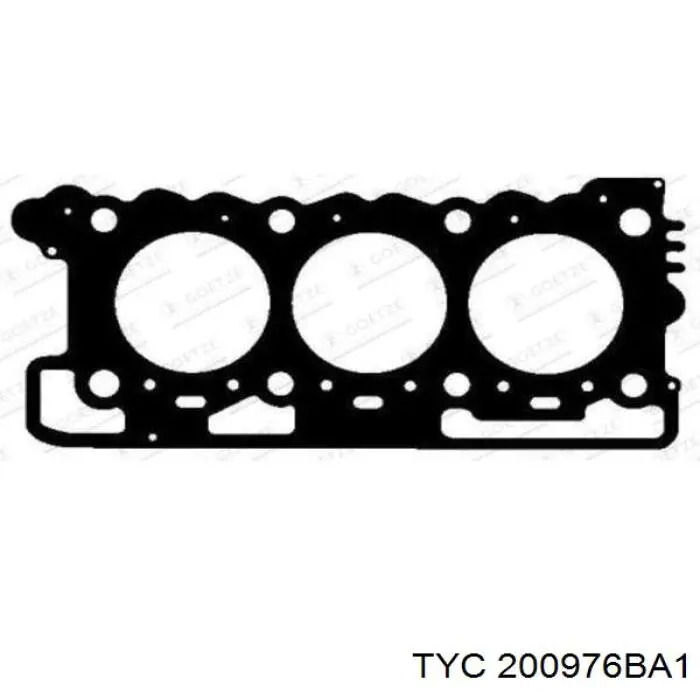 Кронштейн бампера переднего левый 200976BA1 TYC