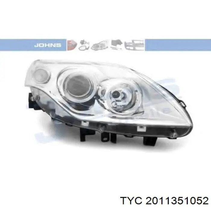 Фара правая VALEO 043618