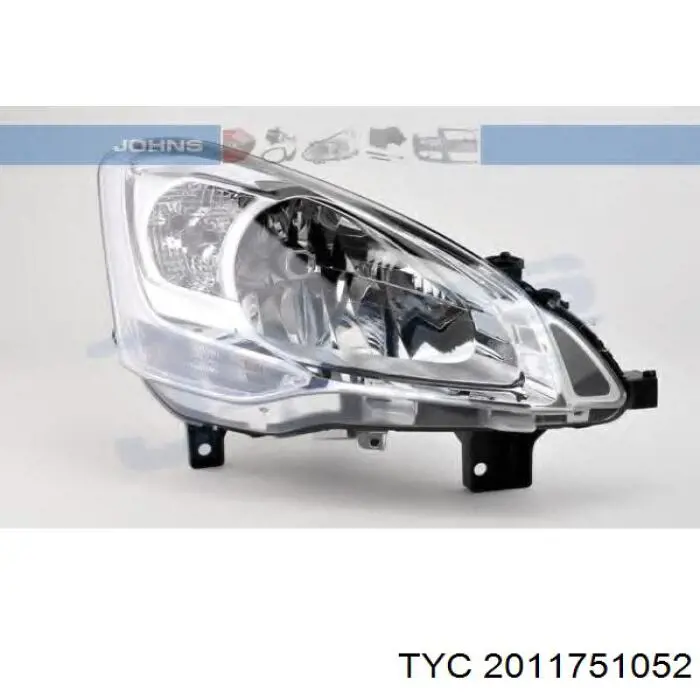 Правая фара 43779 VALEO