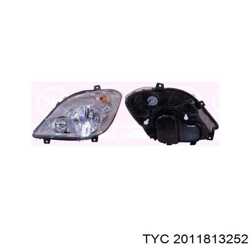 Правая фара 2011813252 TYC