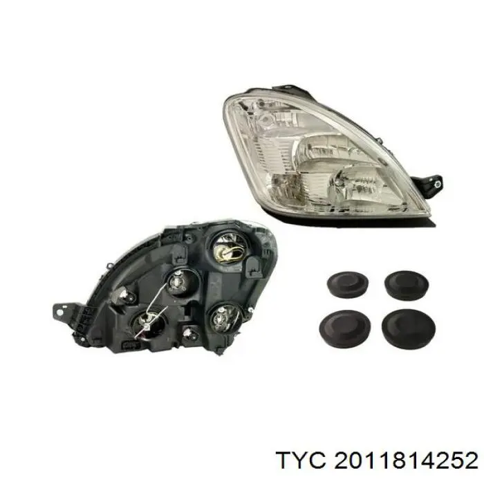 Фара левая TYC 2011814252 цена, от 102.39 USD