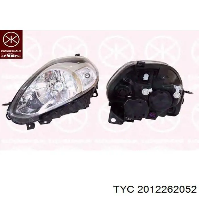 Левая фара 51937143 Fiat/Alfa/Lancia