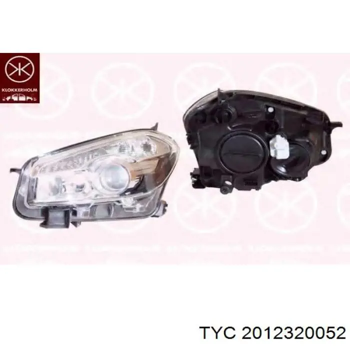Левая фара 2012320052 TYC