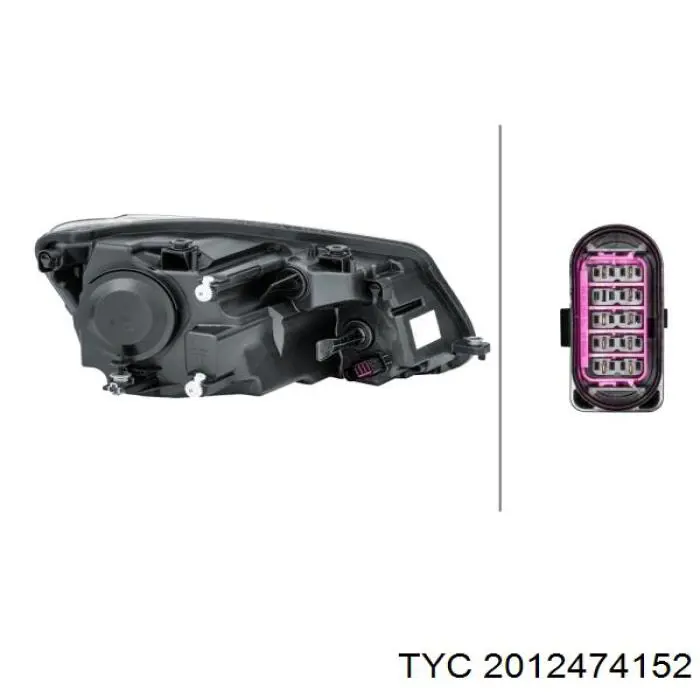 FP7422R7T TYC Фара