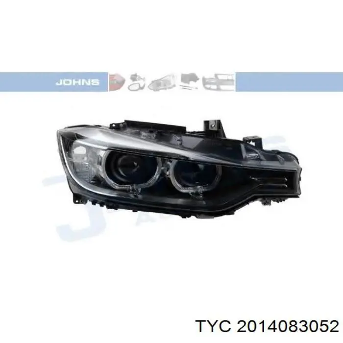 Фара правая TYC FP1422R4T