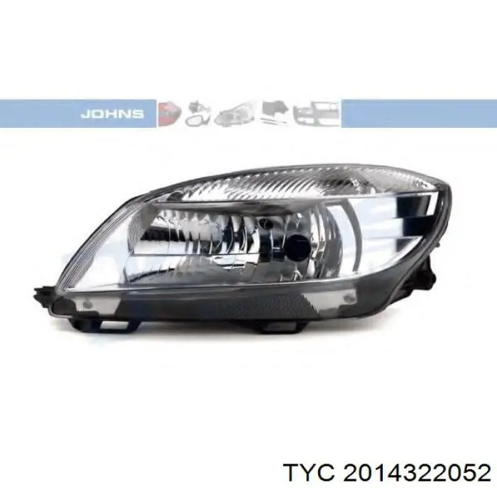 Фара левая TYC 2014322052 цена, от 106.83 USD