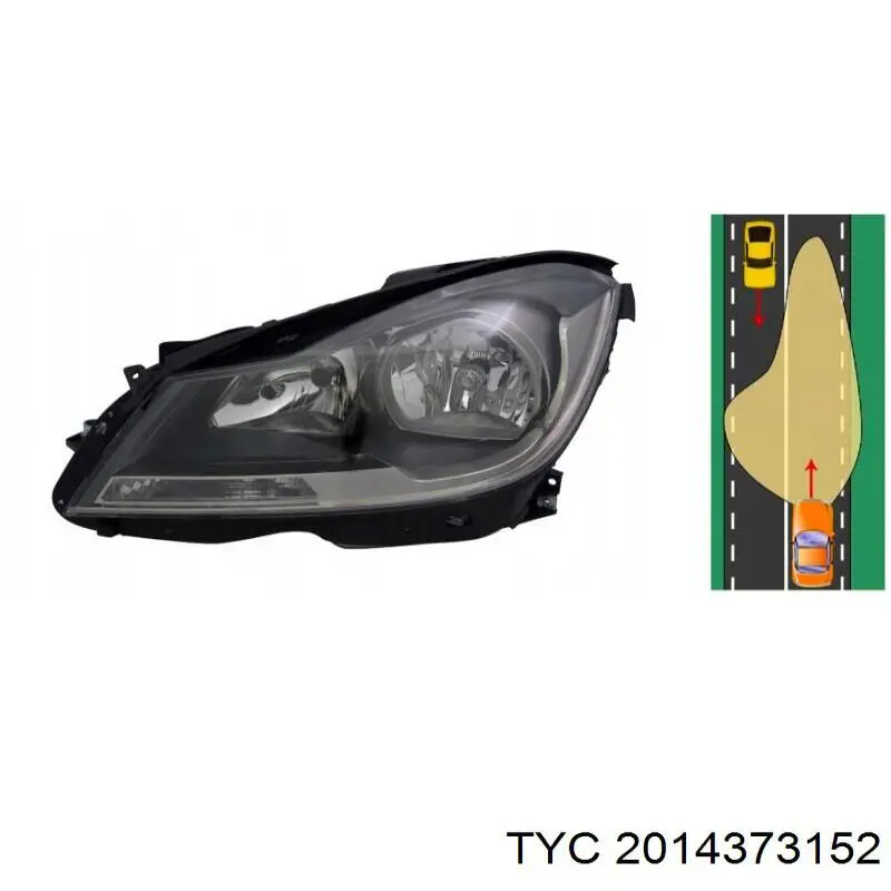 Правая блок фара TYC 2014373152 цена, от 107.79 USD