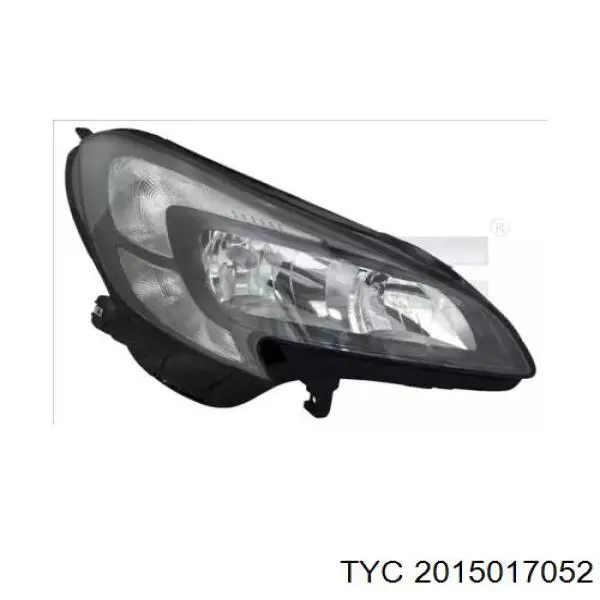 Luz direita para Opel Corsa (X15)