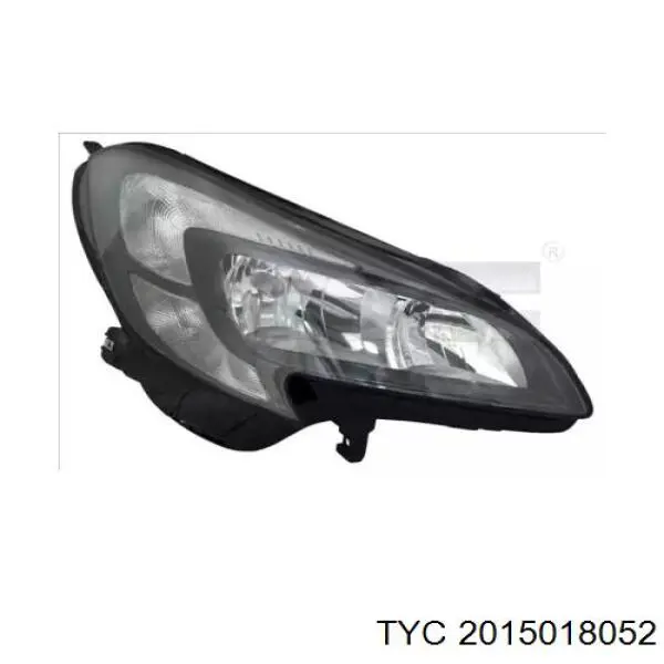 Luz esquerda para Opel Corsa (X15)